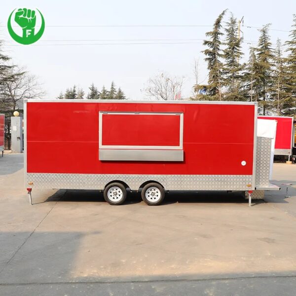 18FT Length Square Food Trailer Full Equipment - Image 2