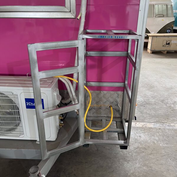Square Pink Food Trailer USA Standard - Image 7