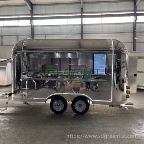 Stainless Steel Airstream Luxury Food Trailer - Image 9